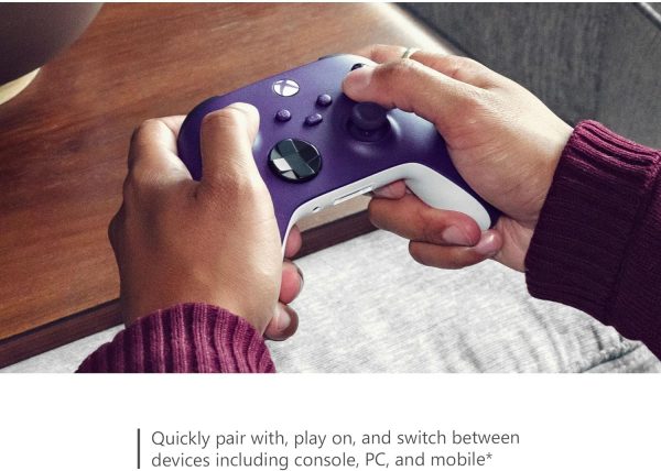 Xbox Wireless Controller Astral Purple - Wireless & Bluetooth Connectivity - New Hybrid D-Pad - New Share Button - Featuring Textured Grip - Easily Pair & Switch Between Devices - Image 8
