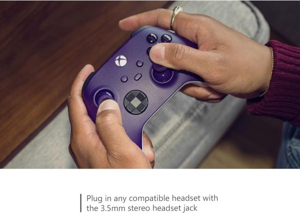 Xbox Wireless Controller Astral Purple - Wireless & Bluetooth Connectivity - New Hybrid D-Pad - New Share Button - Featuring Textured Grip - Easily Pair & Switch Between Devices - Image 10